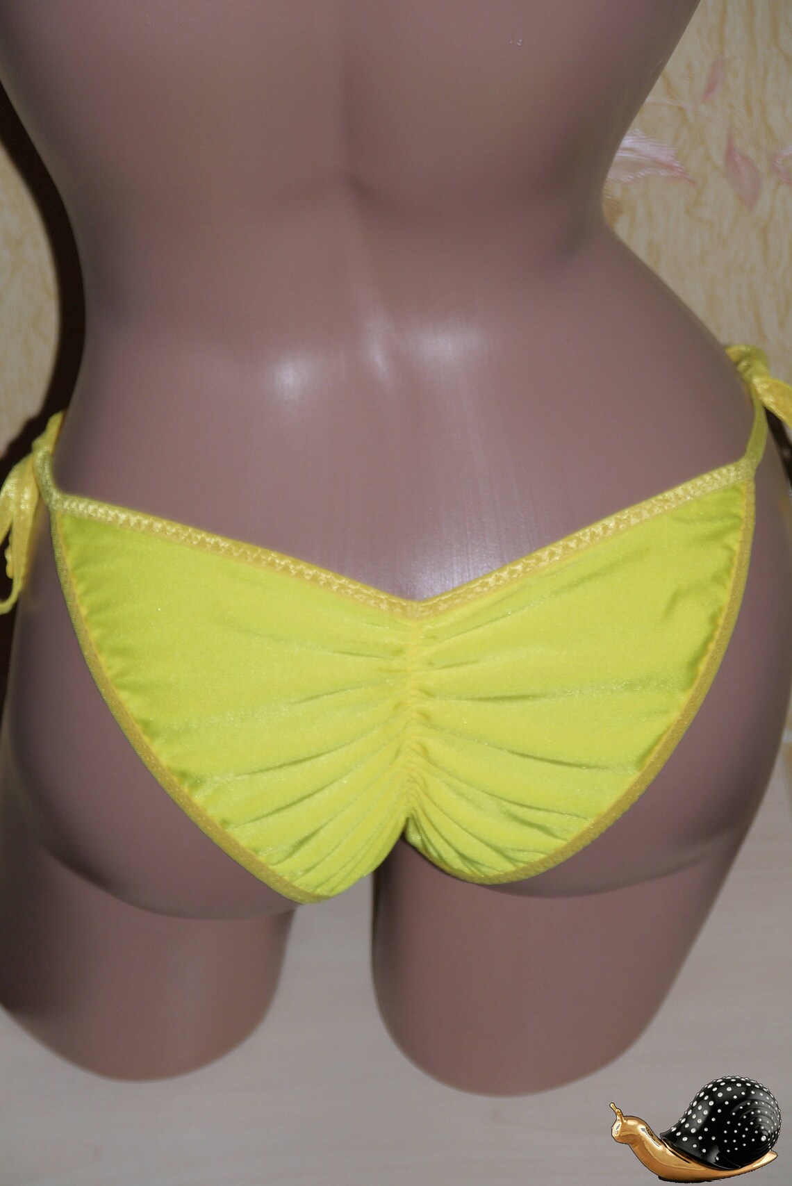 Brazilian bikini bottom brazilian panties Purple Beach Etsy