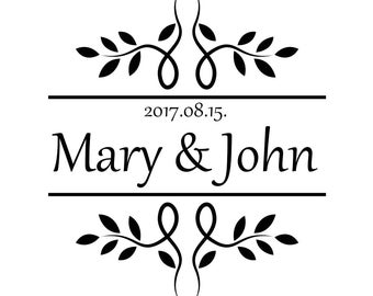 frame wedding flower vinyl graphics svg dxf eps png cdr ai pdf etsy