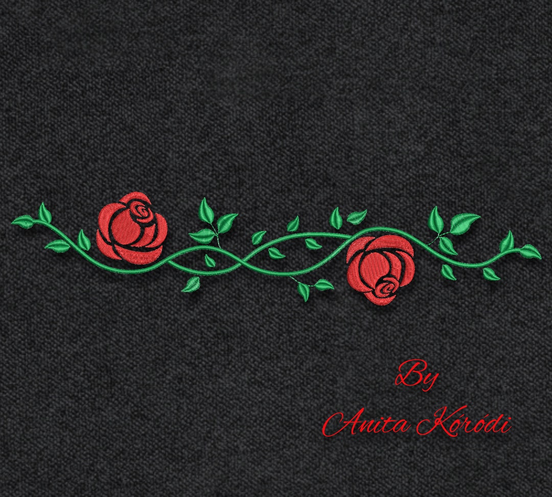 Rose Embroidery Design for Machine Flowers Designs Bloom Digital
