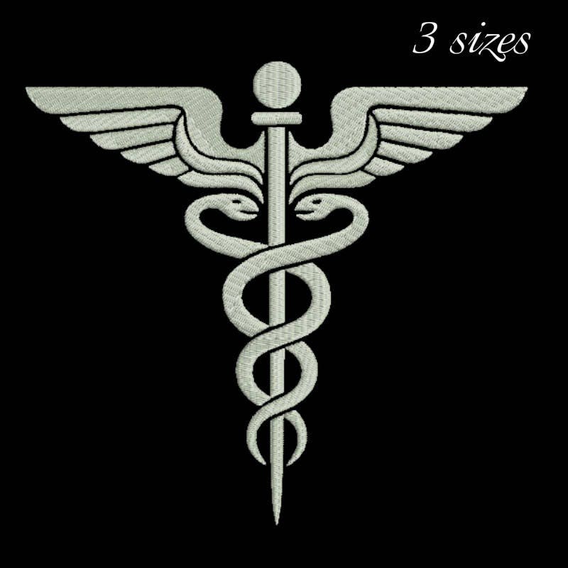 Snake and Treble Clef Caduceus Colour Sticker for Sale by sifis