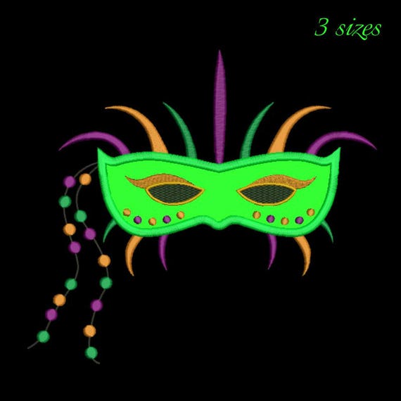mardi gras applique