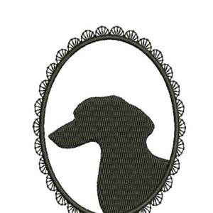 Dachshund embroidery machine design dog animal digital instant download pattern hoop file t-shirt outline designs image 2