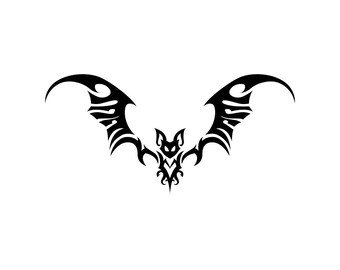 Bat Tattoo Tribal Animal Graphics SVG EPS Png Cdr Ai Pdf - Etsy Singapore Bat Tattoo Tribal Animal Graphics SVG EPS Png Cdr Ai Pdf - Etsy Singapore
