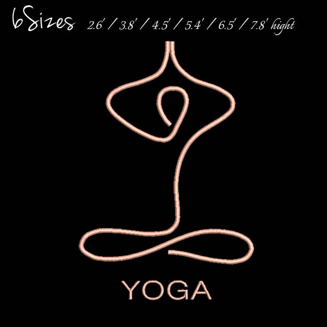 Yoga Machine Embroidery Design Sport Designs Instant Digital Download Pattern Holiday in the
