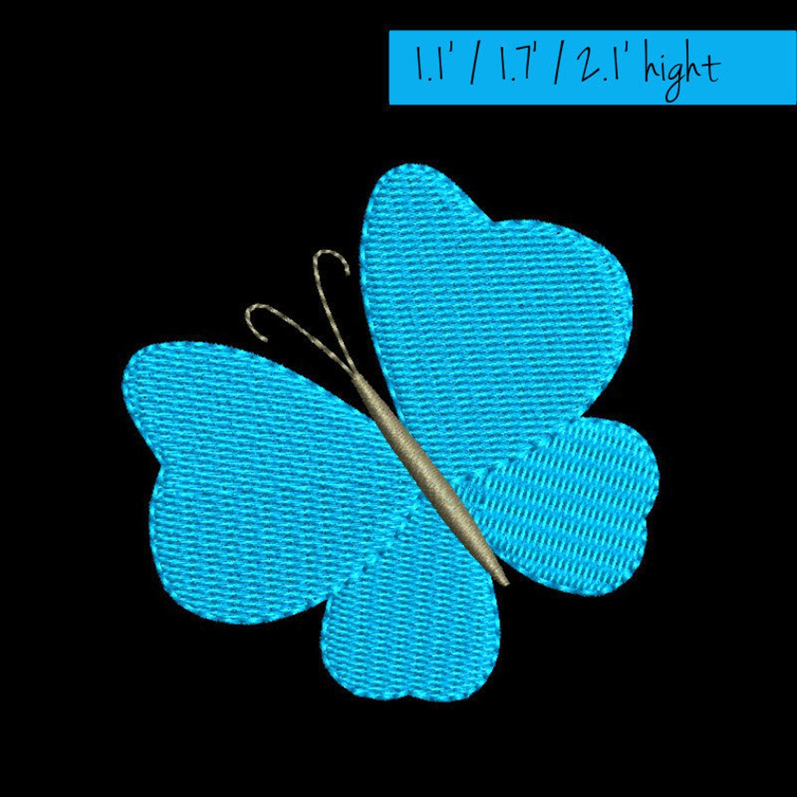 Mini Butterfly Embroidery Machine Design Animal Digital Etsy