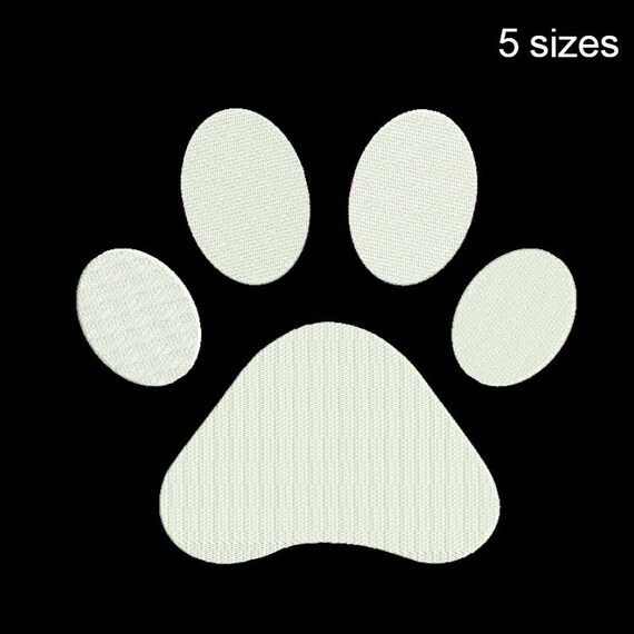 Paw Embroidery Machine Designs animal pattern digital instant design t-shirt towel dog designs hoop file Il_570xn