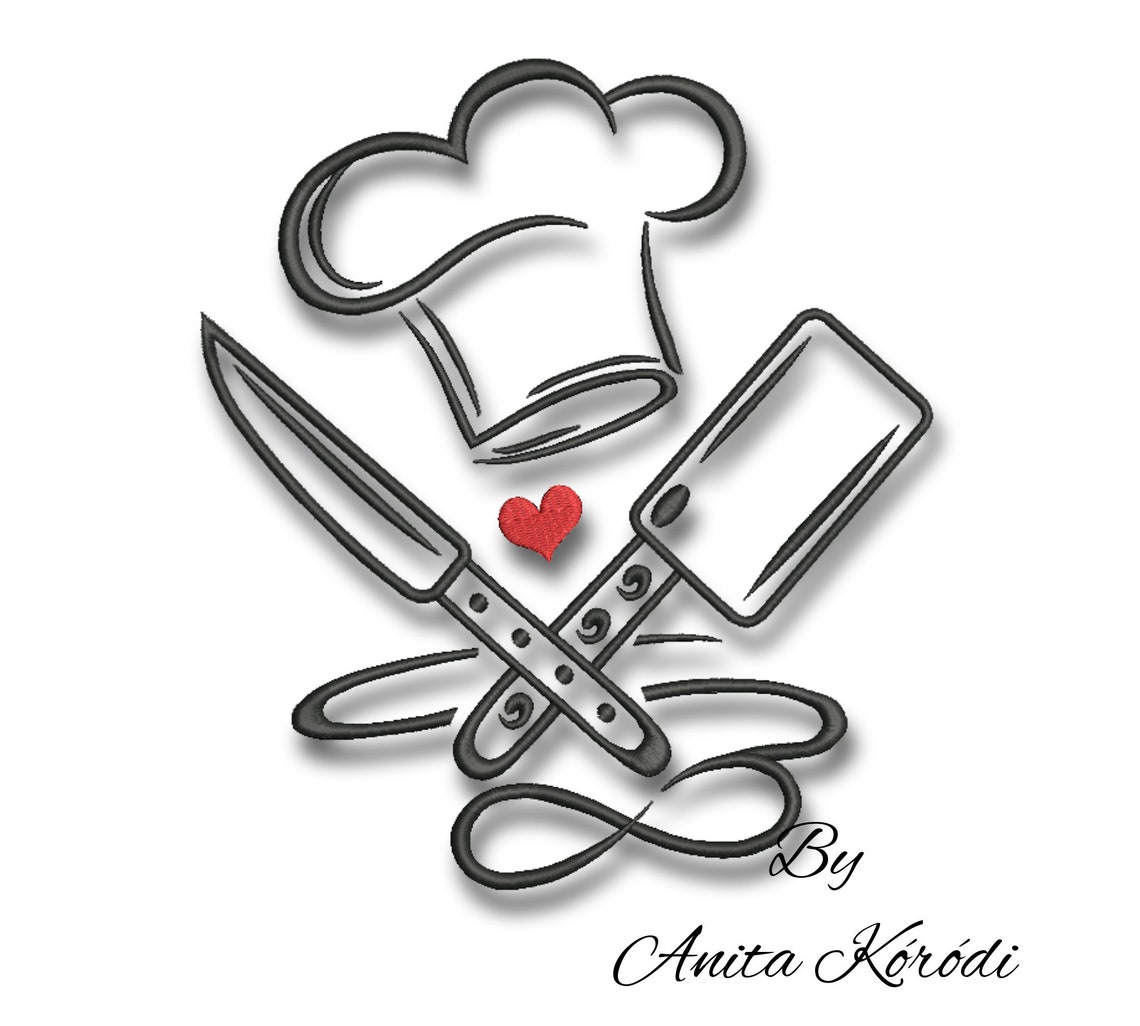 Kitchen Embroidery Machine Designs Pes Cooking Instant Digital Etsy