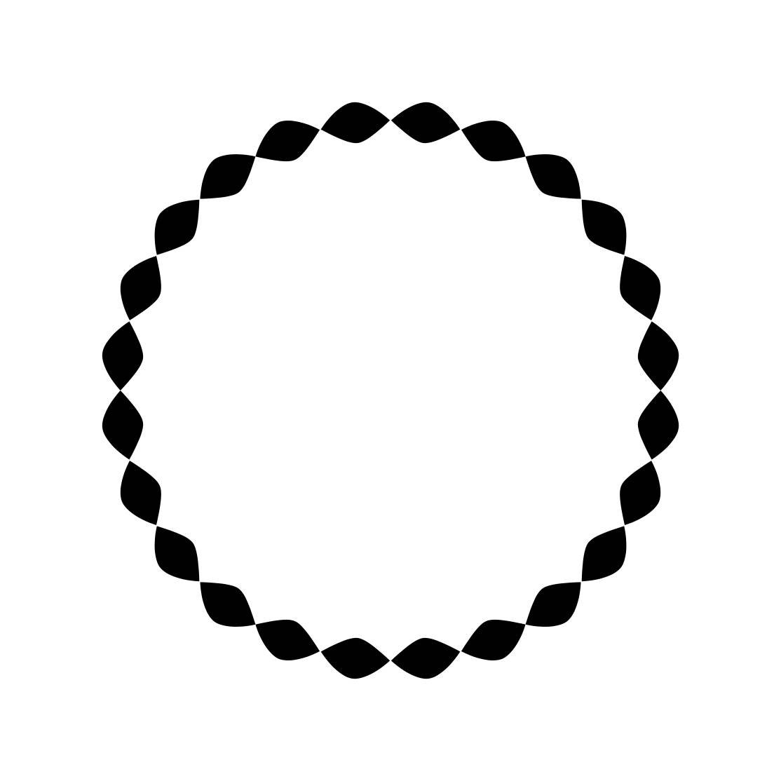 Download Vintage Frame Circle Monogram 13 Graphics SVG Dxf EPS Png ...