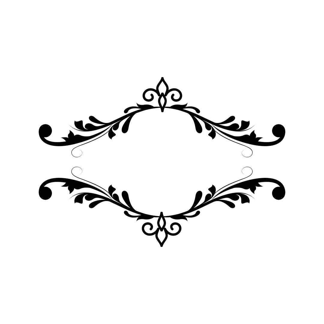 Free Vector  Calligraphic wedding monogram logos