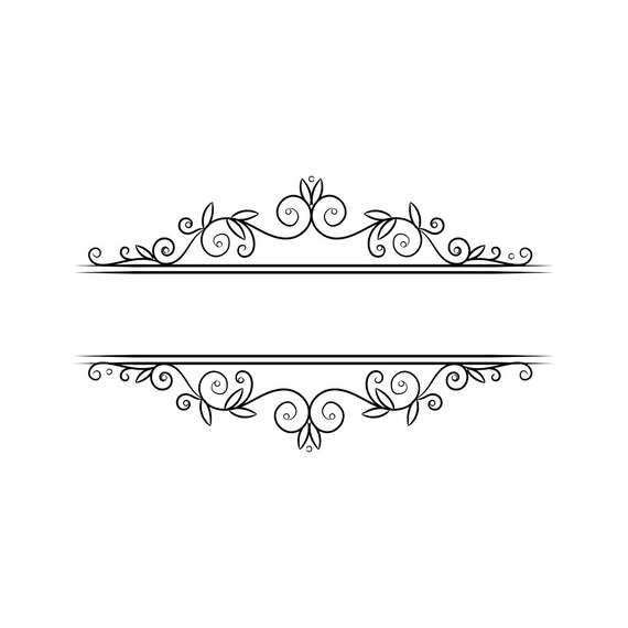 Download Flower Wedding Frame vinyl Graphics SVG Dxf EPS Png Cdr Ai ...