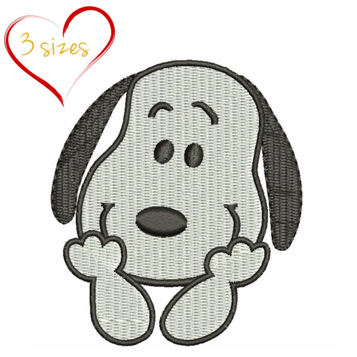 Mini Snoopy machine embroidery design cartoon designs kids Etsy