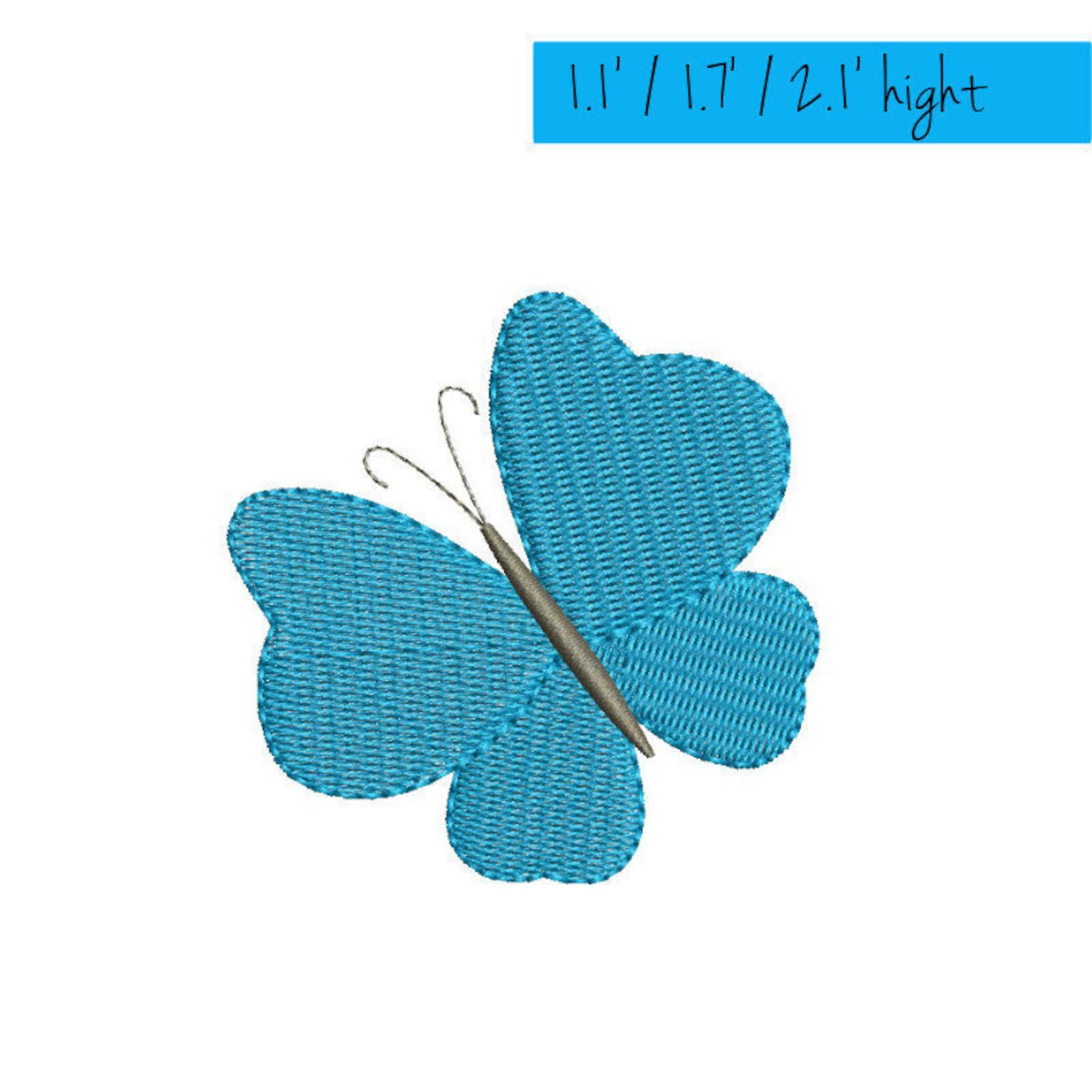 Mini Butterfly Embroidery Machine Design Animal Digital Etsy