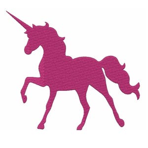 Unicorn silhouette Embroidery Machine Design horse digital instant download pattern hoop file t-shirt Outline designs fill stitch