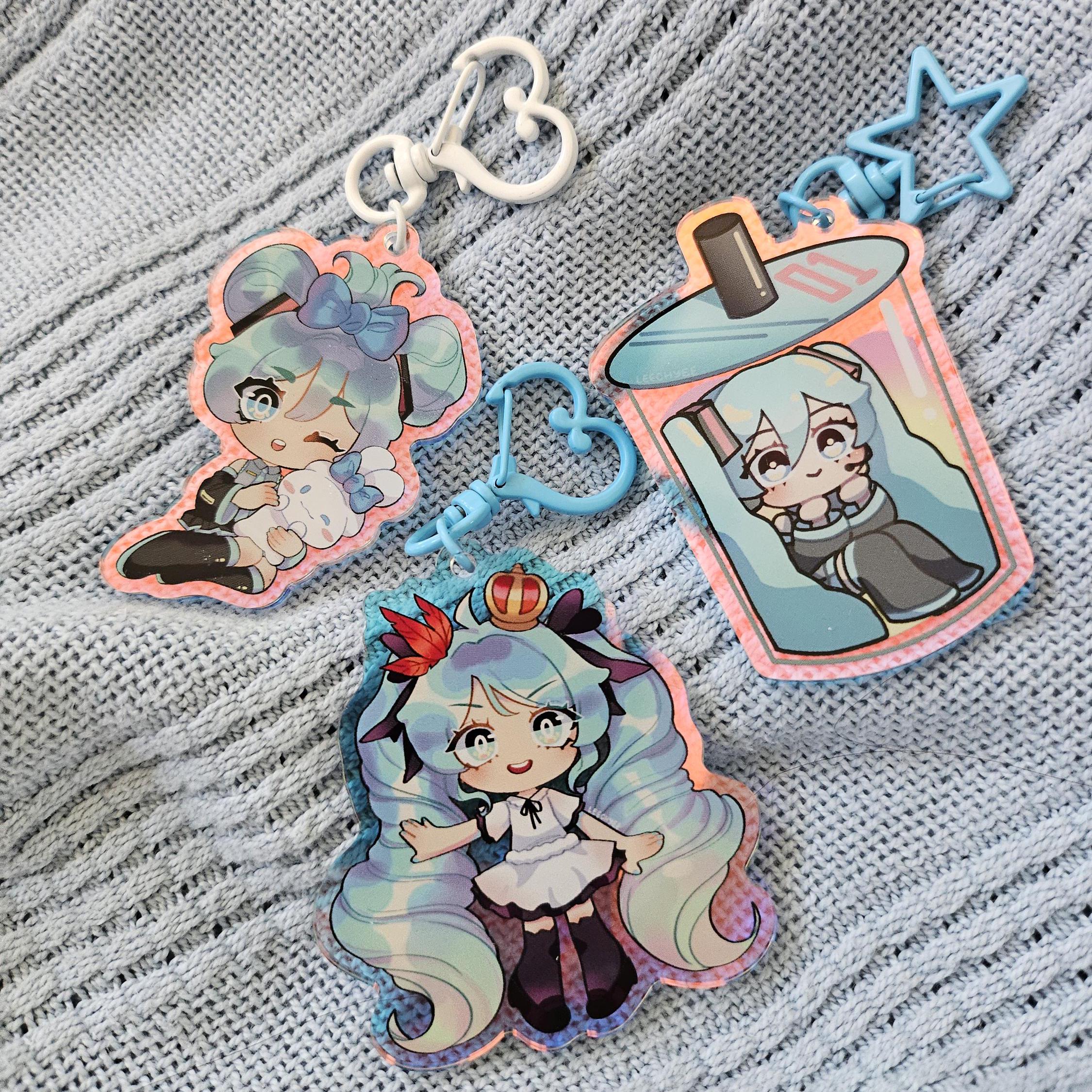 Charm acrílico de Hatsune Miku 2.5