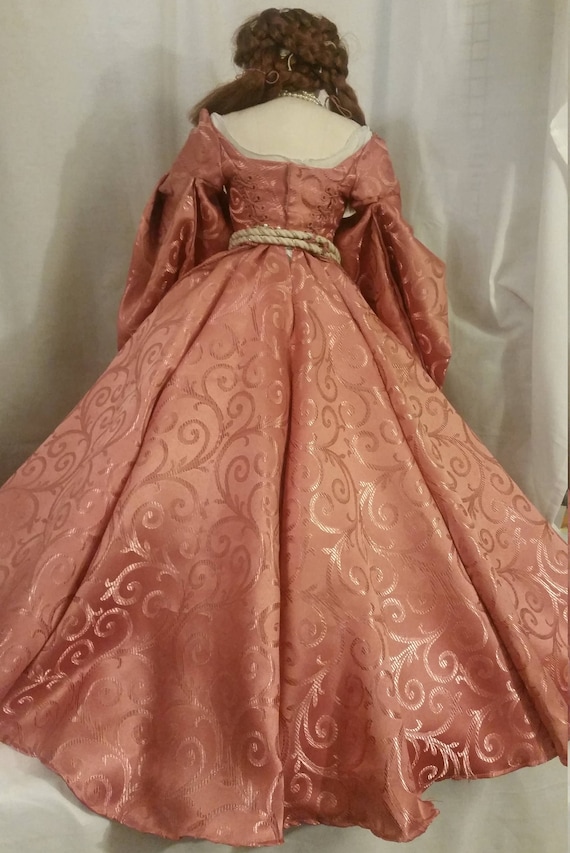 open lace back dress Luxury White Evening Princess Gown XL