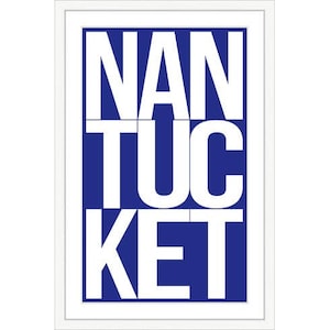 NANTUCKET PRINT - NAVY