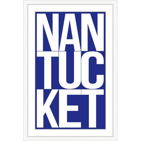 NANTUCKET PRINT - NAVY