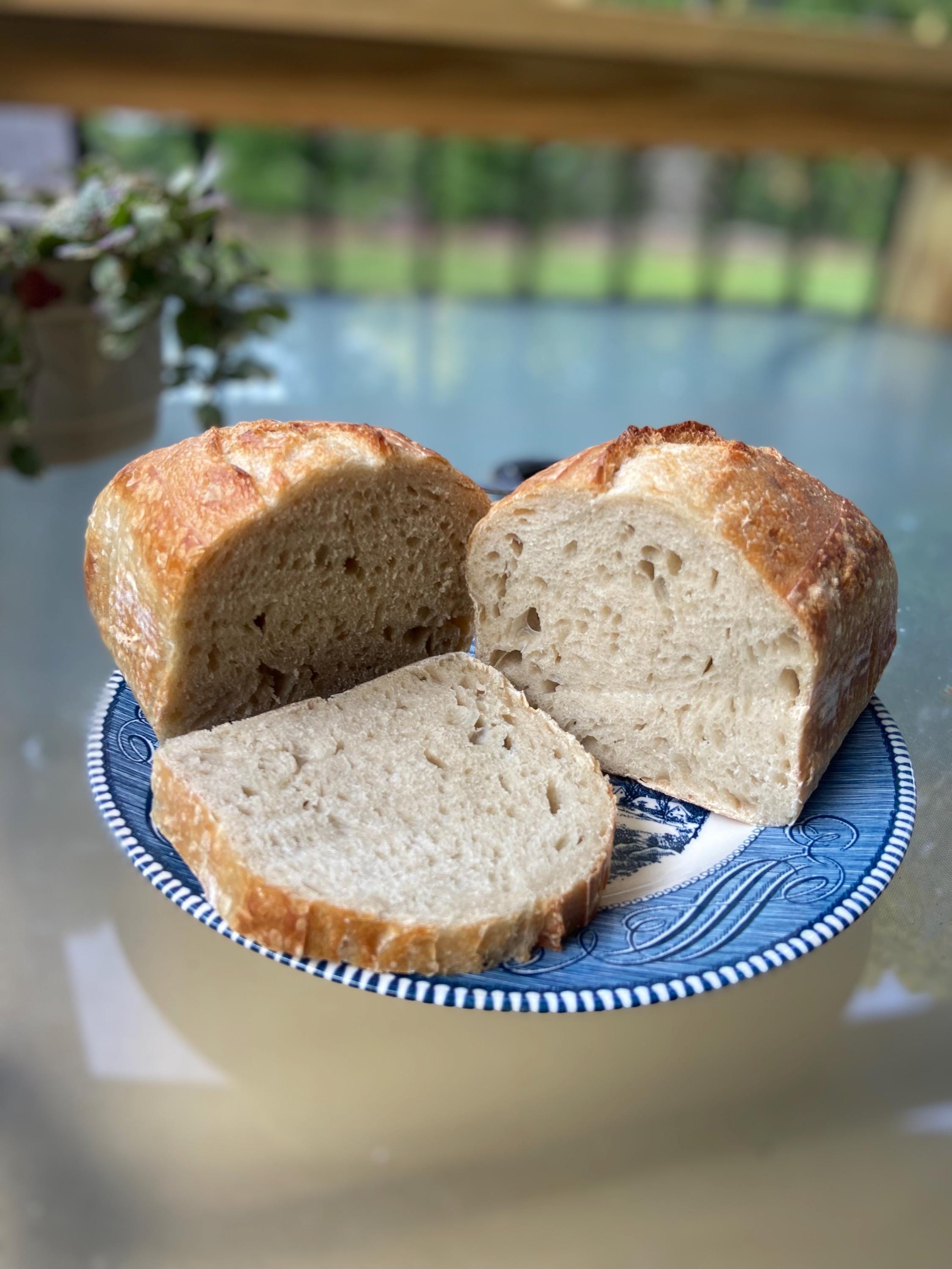 Fresh Sourdough Sandwich Loaf - 3 Ingredient Bread. Naturally Fermented