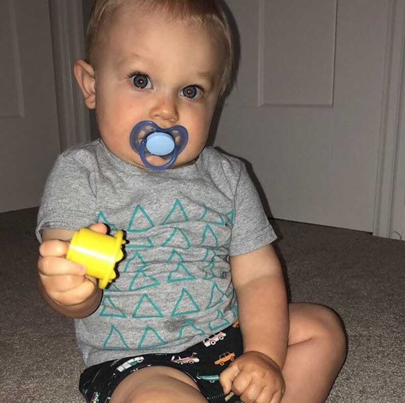 Toddler Unisex Cars /& Campers Baby Cuffed Bubble Shorts