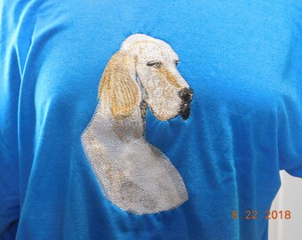 NUEVO Inglés Setter camiseta bordada añadir nombre de forma gratuita