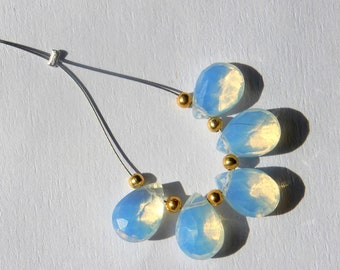 12x8mm size.Superb Item at Low Price,Special Price 3 Matched Pairs Rare NATURAL OPAQUE AQUAMARINE Quartz Smooth Drops Shape Briolettes