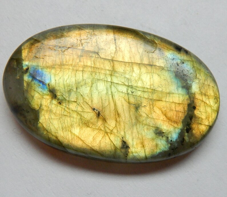 Quality Amazing Multi Flash 59.45ct Oval Shape For Jewellery Tb2 Amazing Quality Natural Labradorite Oval Cabochon 40x25x6 MM Size AAA++