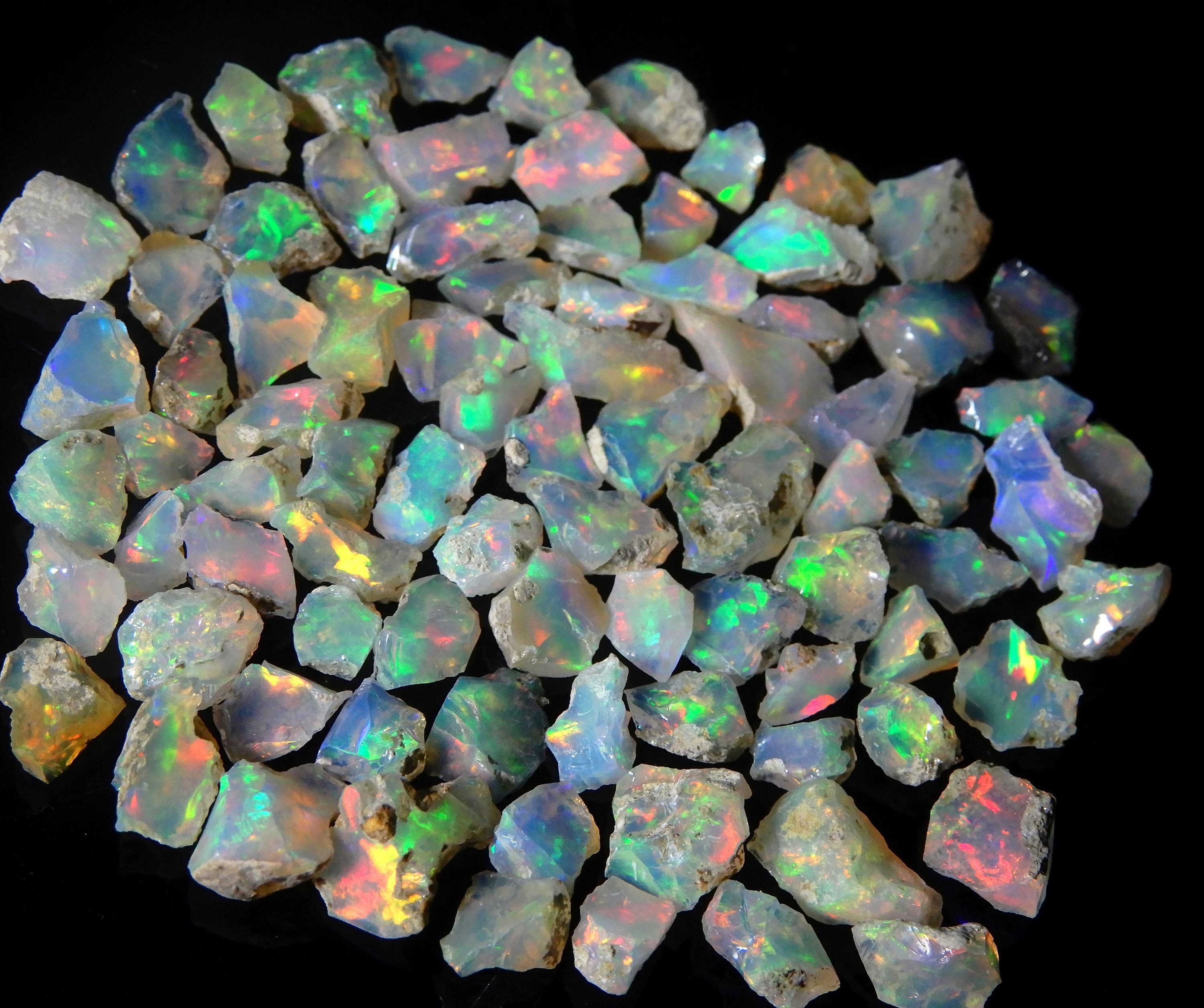 Opal Roughethiopian Opal Rough 4-11MM Size Natural Opal 10 - Etsy
