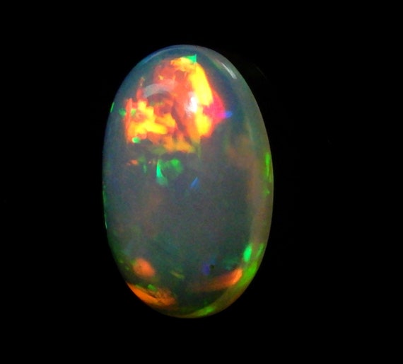 Excellent Opal Gift For Her Natural Ethiopian Opal Cabochon Gemstone Welo Fire Opal Loose Cabochon Jewelry Setting Opal Cabochon 0.35 cts