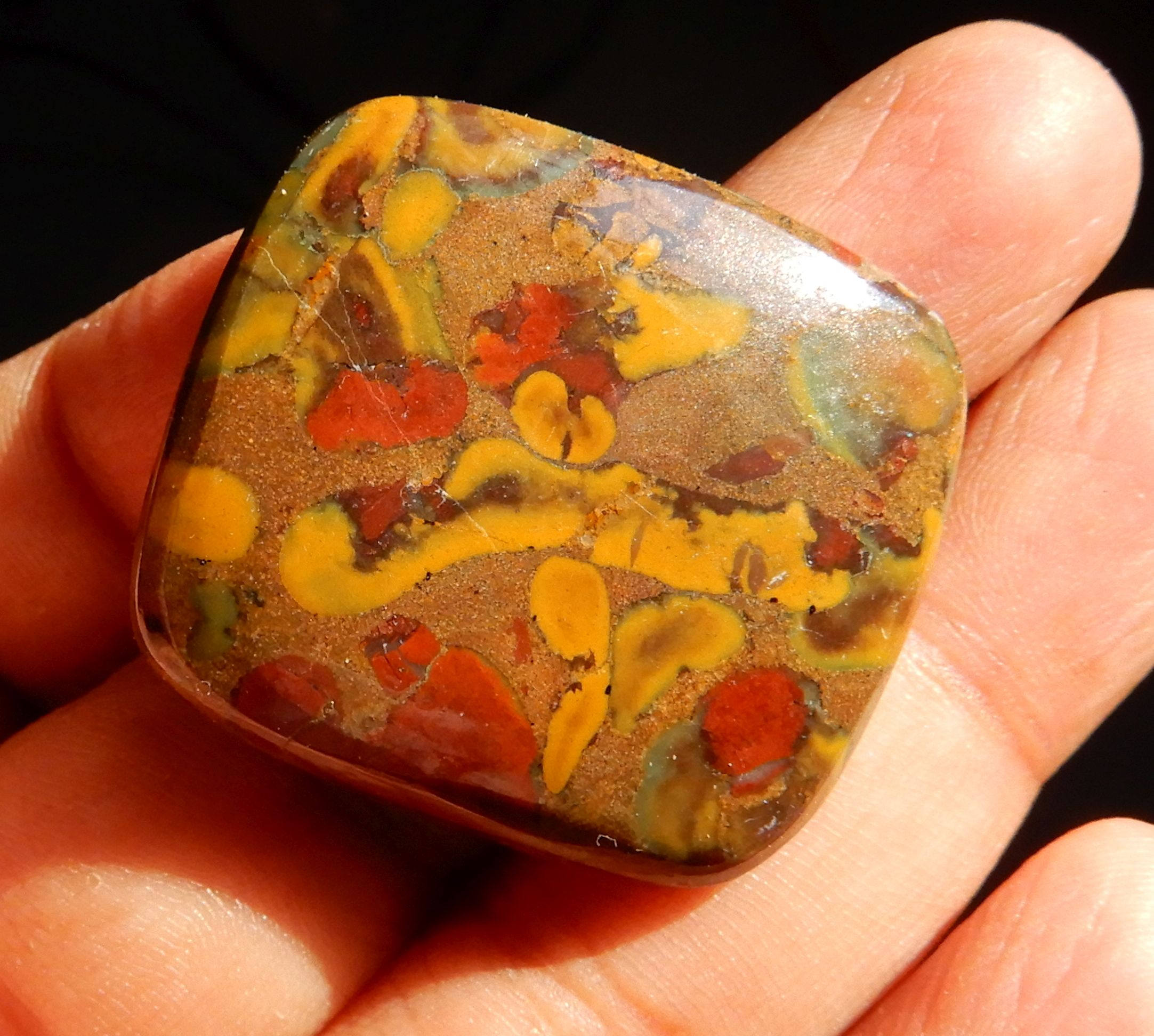 Amazing Quality Natural Fruit Jasper Budget Cabochon 30x28x6 Etsy