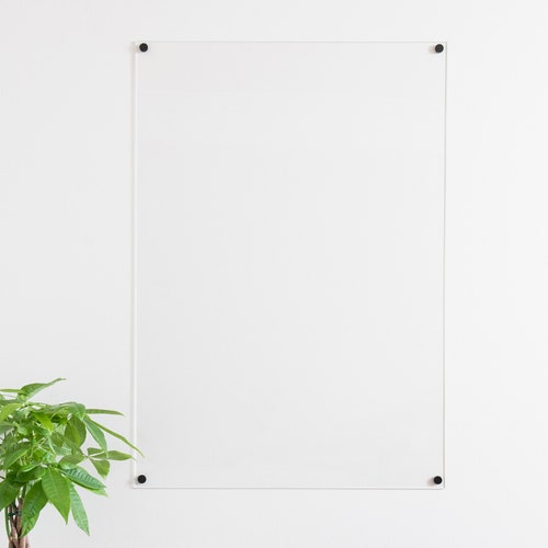 Blank Acrylic Dry Erase Board Clear Acrylic Board Acrylic Etsy