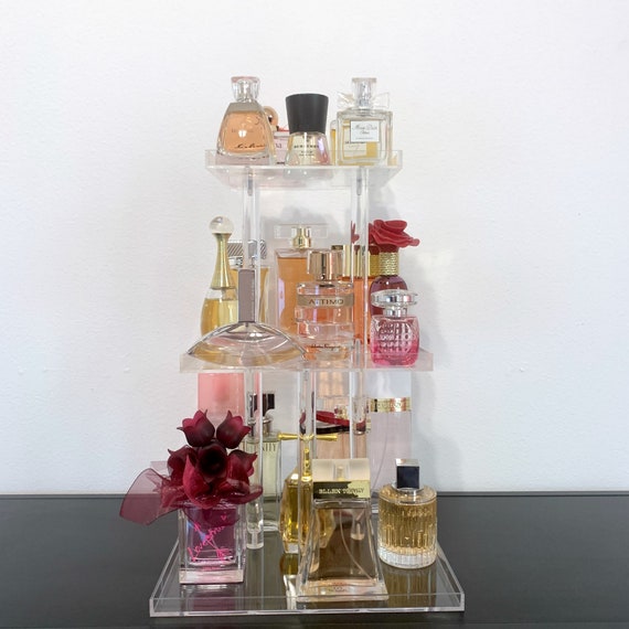 Perfume Storage Organizer Acrylic Makeup Organizer 3 Tier Etsy