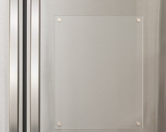 Fridge Memo Board, Magnetic Acrylic Board, Clear Acrylic Dry Erase, Command Center