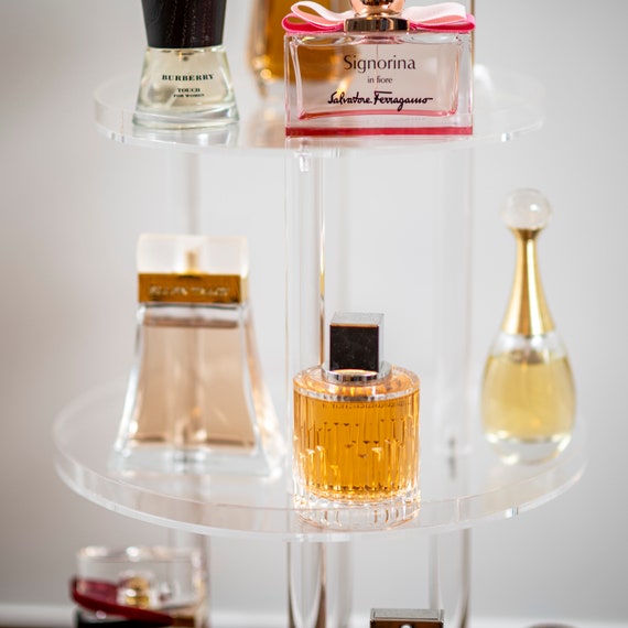Perfume Storage Organizer, Acrylic Makeup Organizer, 3 Tier Perfume Tray,  Perfume Stand -  Italia