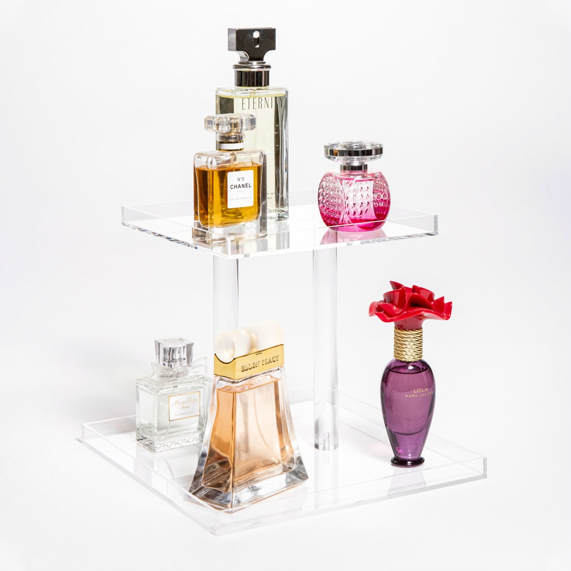 Perfume Tray Perfume Organizer Acrylic Makeup Organizer Etsy