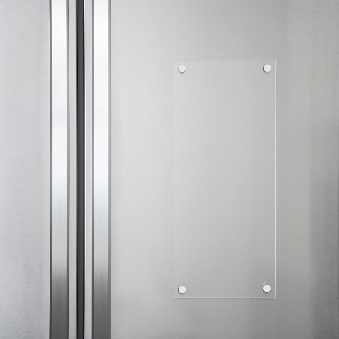 Fridge Memo Board Acrylic Clear Dry Erase Board Etsy