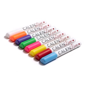 Liquid Chalk Marker, Neon Markers, Chalk Pen, Wet Erase Markers, 6mm Reversible Chisel Tip, 8 Pack Marker Set