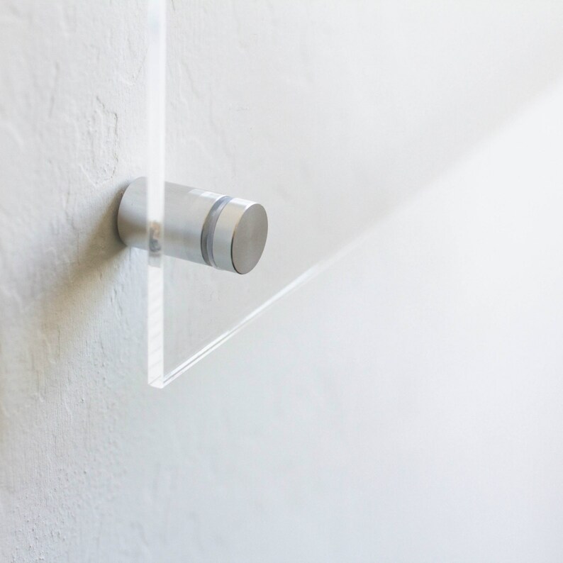 Acrylic Frame Hardware Standoff Bolts Floating Frame Etsy