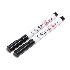 Chalk Ink Markers, Wet Erase Markers, Fine Tip or Chiseled Tip Chalk Pens, 2 Pack Marker Set