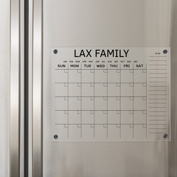 magnetic-calendar-for-fridge-acrylic-calendar-dry-erase-etsy