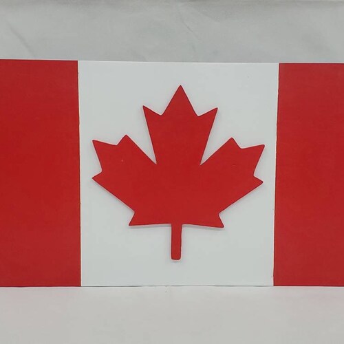 Canadian Flag handgun concealment cabinet hidden pistol furniture concealed gun firearm storage hinged flip shops up door 19 inch