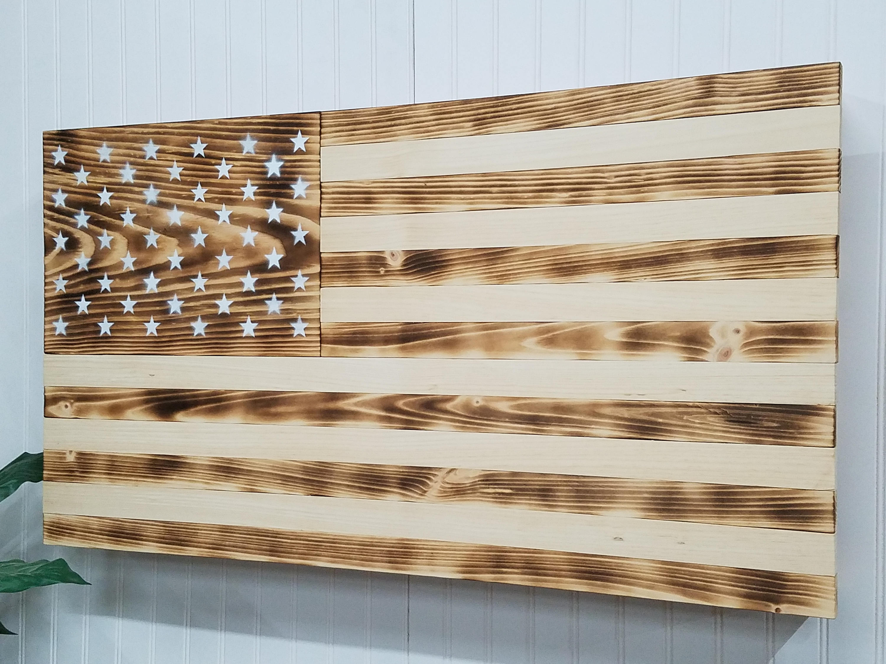 Burnt Charred American Flag Patriotic Gun Concealment