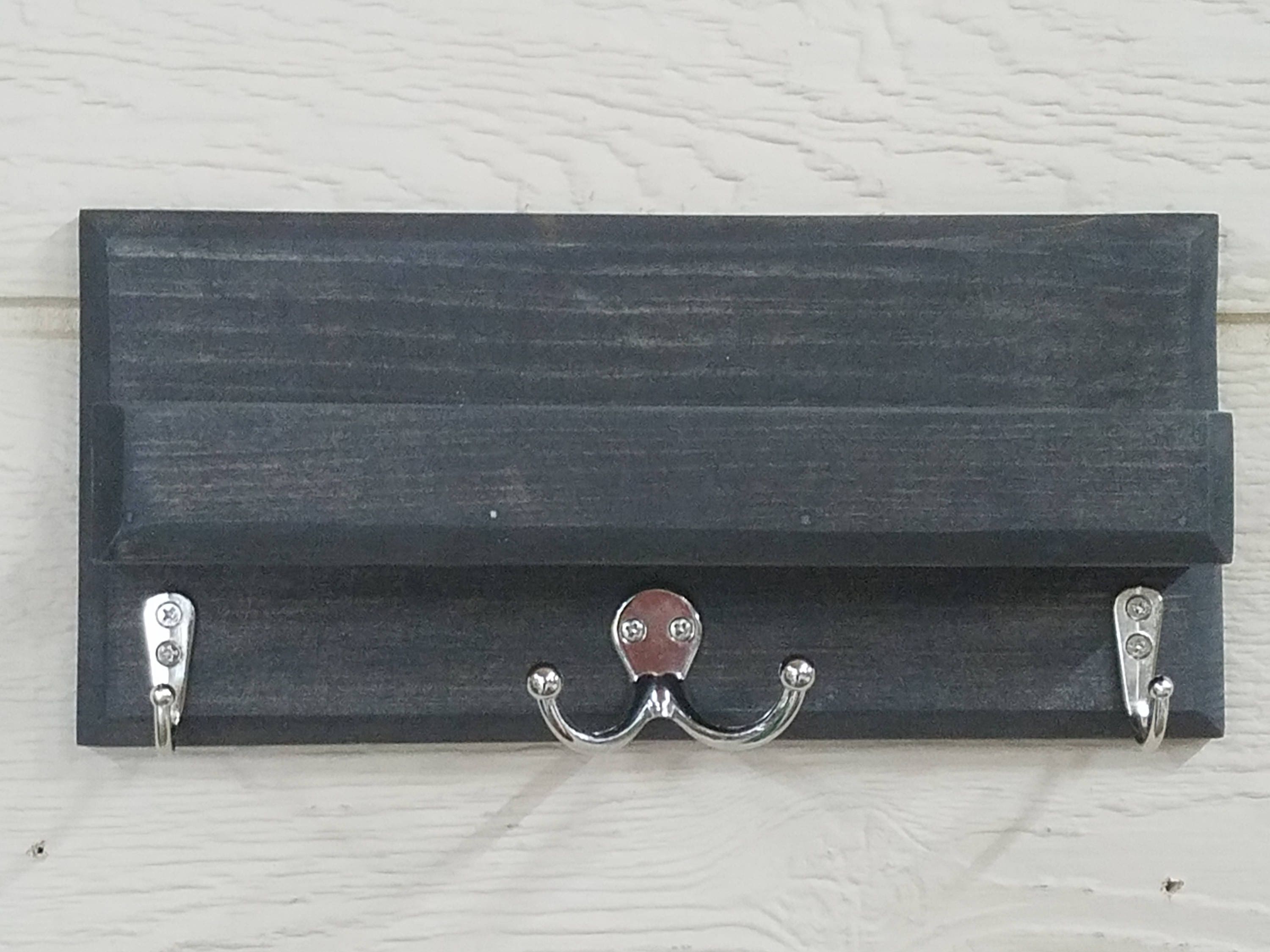 Custom Entryway Organizer Wall Mounted Floating Shelf Mail Storage