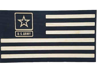 19" Army handgun concealment furniture compartment cabinet secret hidden concealed pistol tactical storage safe case veterans gift