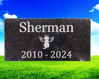 Pet Memorial Grave Stone Marker | Dog Headstone | Tombstone | Pet Loss Gift t5