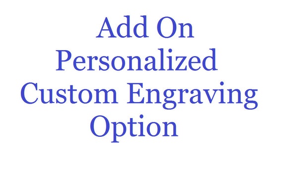 Add On Personlized Custom Engraving Option for your home defense gun concealmet cabinet furniture