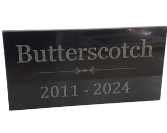 Cemetery Headstone Marker | GraveStone | Granite Memorial Stone | Family Loss Gift t3