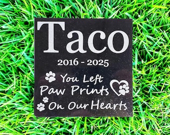 Pet Memorial Headstone Grave Stone Garden Cemetery Burial Marker for Cat or Dog d9