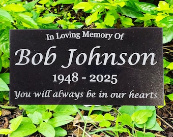 Loved One Memorial Grave Marker Headstone Garden Granite Stone Plaque Family Loss Gift t20