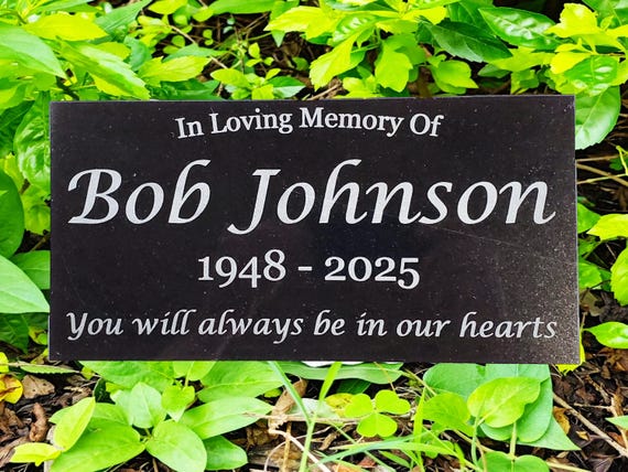 Loved One Memorial Grave Marker Headstone Garden Granite Stone Plaque Family Loss Gift t20