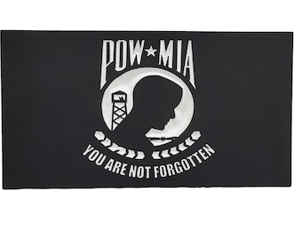 POW MIA flag hidden concealment gun storage safe engraved patriotic veteran art you are not forgotten 98